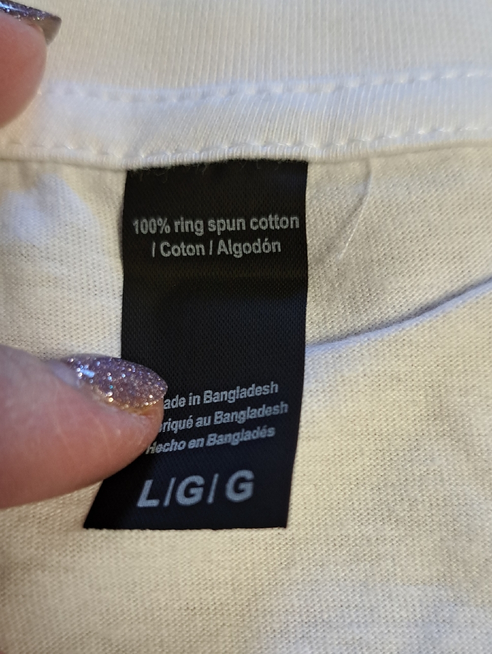 Girls' White Flamingo Graphic Tee Top - Picture 6 of 6